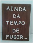 Placa para entrada da noiva