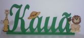Letras em MDF com apliques