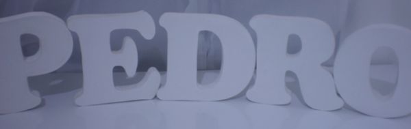 Letras em MDF